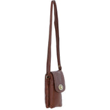 Ashwood Leather Crossbody Smart Phone Bag Tan: M-80