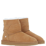Fenland Ladies Sheepskin Boots Tan: Lottie-Boots