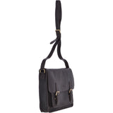 14 Inch Leather Satchel Brown : Josh