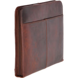 Vintage Leather Luxury A4 Metal Binder Sleeve Tan : Noah