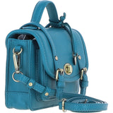 Stylish Ashwood Leather Small Satchel Bag Turquise: Y-61