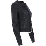 Womens Leather Jacket Brown: STYLE E