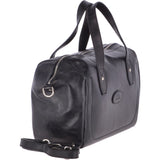 The Bridge Medium Italian Leather Barrel Bag Iron Blue  - 44253 01 09 NH