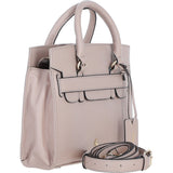 Ashwood Leather Handbag with Detachable Crossbody Strap Beige: 64747