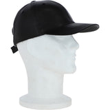Classic Leather Baseball Cap Black: BASEBALL CAPS