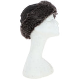 Ladies Vintage Curly Luxury Sheepskin  Hat Brown/Brissa: CURL HAT