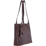 Medium Vintage Leather Handbag Brandy – G26