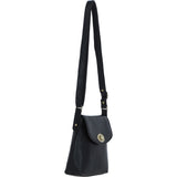 Ashwood Leather Crossbody Bag Black: M-83
