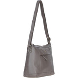 Ashwood Ladies Leather Shoulder Bag Taupe: AJ1