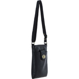 Ashwood Leather Crossbody Bag Black: M-87