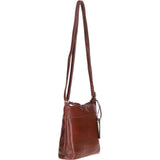 Stylish Ashwood Leather Crossbody Bag Cognac: Ava