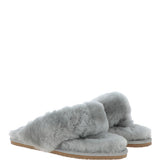 Women's Luxury  Sheepskin Flip Flops Grey: LADIES FLIP FLOP