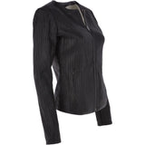 2 in 1  Reversible  Leather Jacket Black: 50556