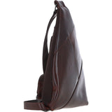 Ashwood Leather Spacious Unisex Sling Bag Brandy: P-67