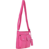 Adjustable Crossbody & Shoulder Bag Hot Pink: Cardiff