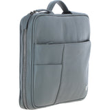 Leather Organizer with Laptop Compartment Grey: 64546
