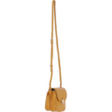 Ashwood Elegant Leather Crossbody Bag with Twist Lock Mustard: Y-52