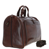 Ashwood Hi Veg Leather Flight-Cabin Weekend Holdall Tempo Brown :  8150
