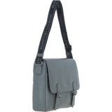 Brampton Leather Men's Emissary Messenger Bag Grey: 64403