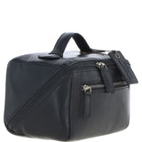Leather Washbag Black: K-49