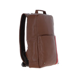 Gabicci Leather Backpack with Striped Front Detail Tan: GB-64954