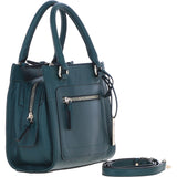 Ashwood Three Section Leather Tote Shoulder Bag Green: Z-73