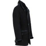 Sheepskin Coat  Black: KE-183