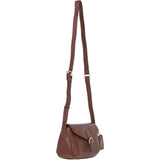 Ashwood Leather Crossbody Bag 2 Tone Tan: 64434