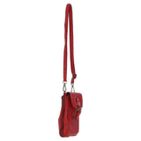 Ashwood Leather Crossbody Smart Phone Bag Red: D-99