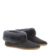 Sheepskin Slippers Grey: LADIES BOOTYS