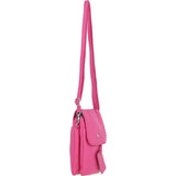 Ashwood Leather Smartphone Crossbody Bag Hot Pink: York