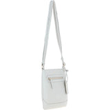 Ashwood Leather Smart Crossbody Bag Ice Grey: 64638/cb-9