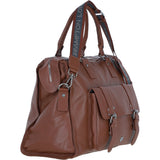 Brampton London Leather Weekender Bag Tan: 64807