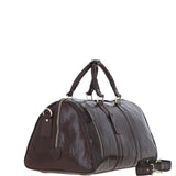 Classic Leather Weekend Bag Brandy: Q-46