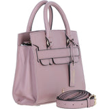 Ashwood Leather Handbag with Detachable Crossbody Strap Wood Rose: 64747
