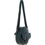 Ashwood Leather Round Crossbody Bag Green: P-66