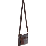 Ashwood Genuine Leather Crossbody Bag Brandy: G-15