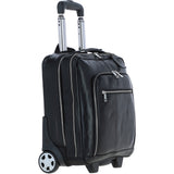 Ashwood Leather Business Trolley Bag Black: PL-51