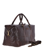 Large Leather Vintage Holdall Brandy : G-36
