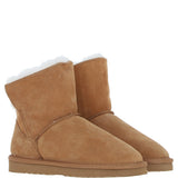 Fenland Ladies Sheepskin Boots Tan: Becca-Boots