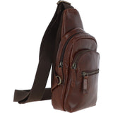 Small Ashwood Hi Veg Leather Sling Bag Tempo Brown: 8147 SLING