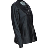 Ladies Ashwood Leather Casual Jacket Black: AWL-881