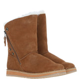 Fenland Ladies Sheepskin Boots Chestnut: Tiffany-Boots