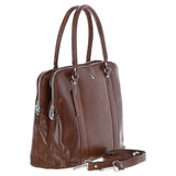 Large Leather Handbag Bridge/vt : Gina