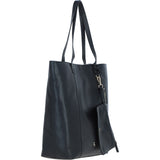 Ashwood Leather Shoulder Bag with Detachable Pouch Black: 64454