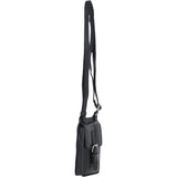 Exquisite Ashwood Leather Smartphone Bag Black: F-89