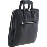 Ashwood Leather Mens Laptop Handle Bag Black: PL-45