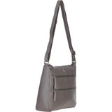 Ashwood Ladies Leather Shoulder Bag Taupe: AJ3