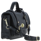 Stylish Ashwood Leather Small Satchel Bag Black: Y-61
