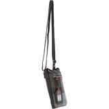 Authentic Ashwood Leather & Harris Tweed® Cloth Crossbody Bag Brown/Mcload: TW-29-01-BM